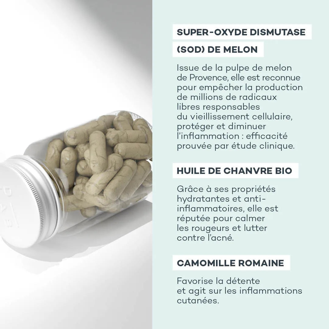 Complexe Peau Apaisée D-LAB, ingrédients