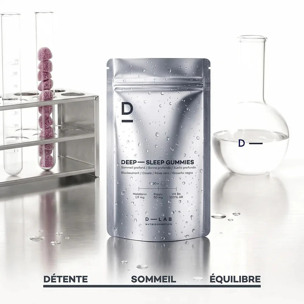 Gummies Deep Sleep Cassis D-LAB, détente et sommeil