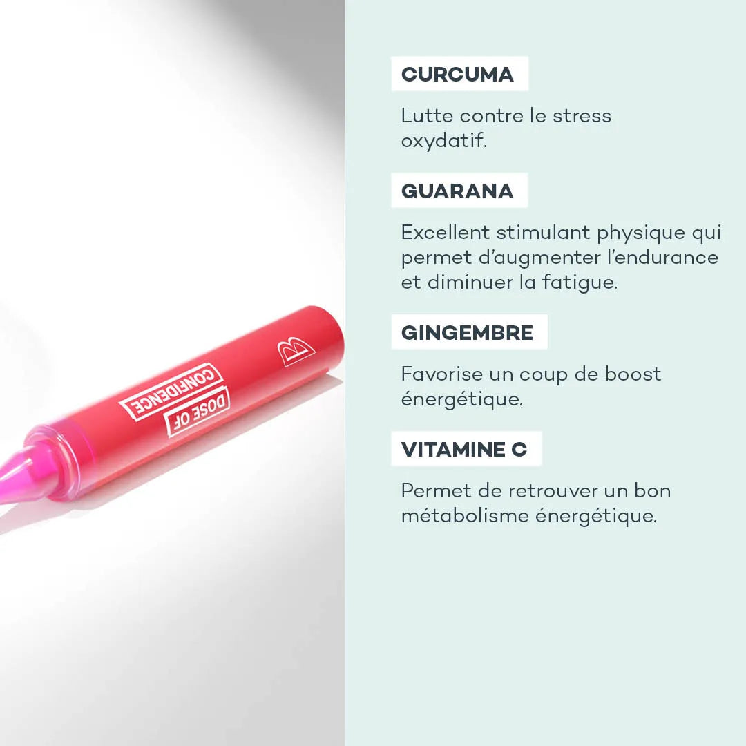 Shots Gingembre & Curcuma D-LAB, ingredients